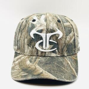 True Timber Camo Snapback Hat / Cap Mens One Size Green Embroidered Deer Hunting